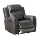preview thumbnail 9 of 25, Elara 38" Microfiber Manual Reclining Chair with Tab Pull Motion