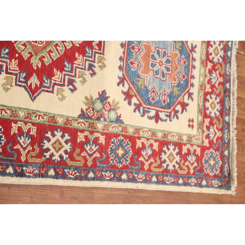 Kazak Runner Rug Handmade Hallway Wool Carpet - 2'10" x 25'6"