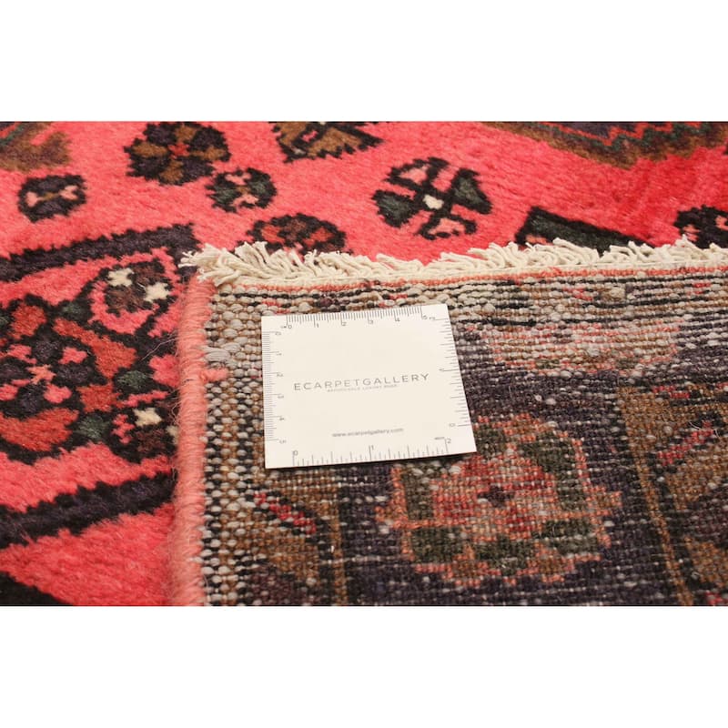 ECARPETGALLERY Hand-knotted Andelz Red Wool Rug - 4'1 x 6'11