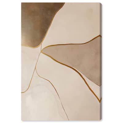 Taupe Terrain II Canvas by Art Remedy, Gallery Wrapped