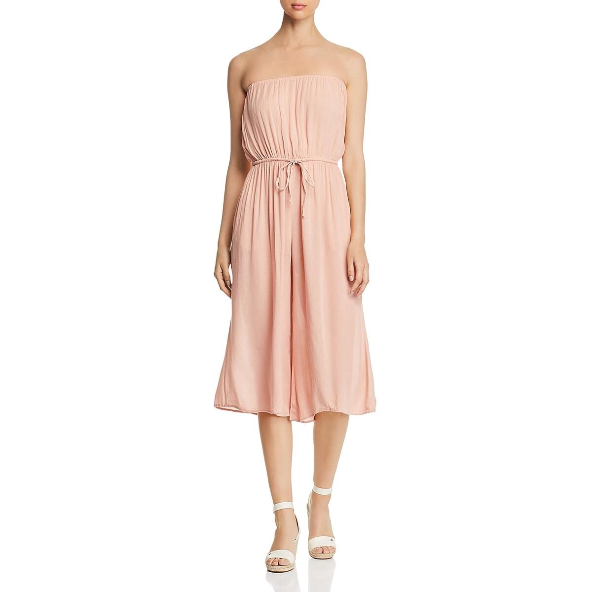 Shop Elan Womens Jumpsuit Casual Strapless Overstock 28903971