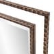 preview thumbnail 4 of 6, Allan Andrews Gavin Metal Framed Wall and Accent Mirror - 33H x 23W x 1D