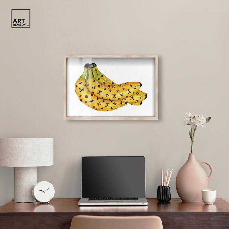 Fashion Bananas III Shadowbox by Art Remedy