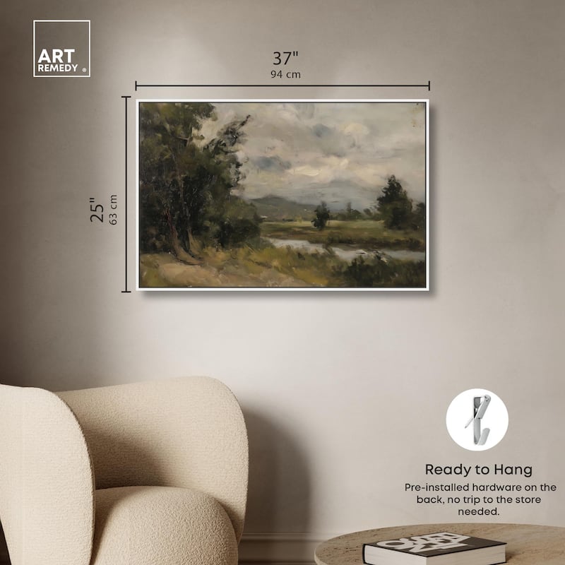 River's Path Canvas by Art Remedy