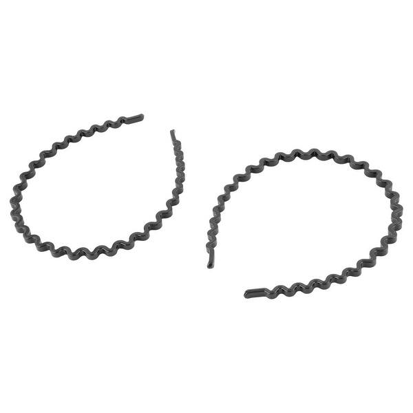 Shop Unique Bargainswomen Plastic Frame Wavy Shape Hair Hoop