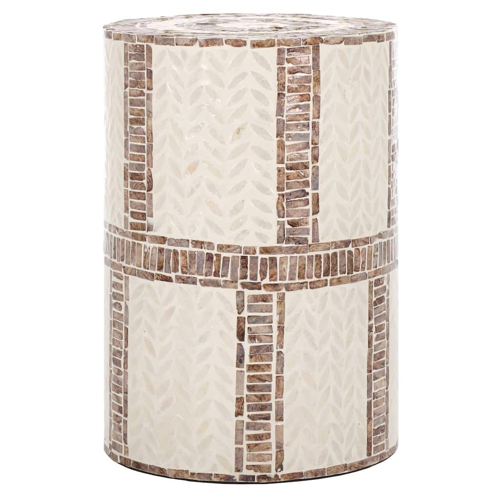 SAFAVIEH Keary Round Accent Table (Fully Assembled) - 13"W x 13"D x 19"H