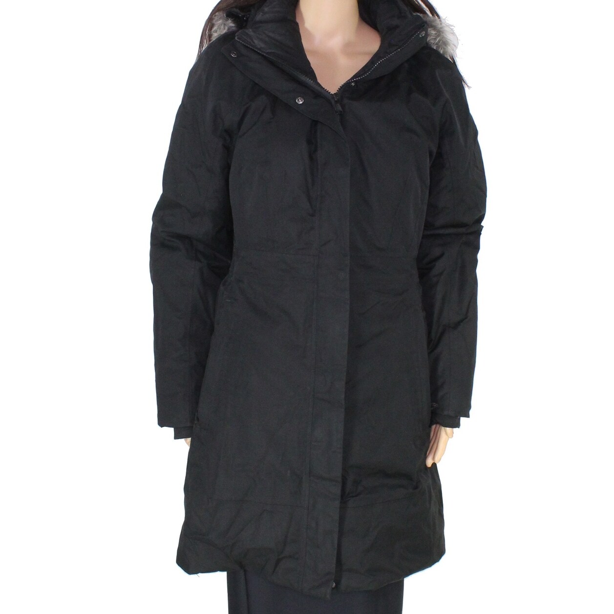 coat with large fur hood