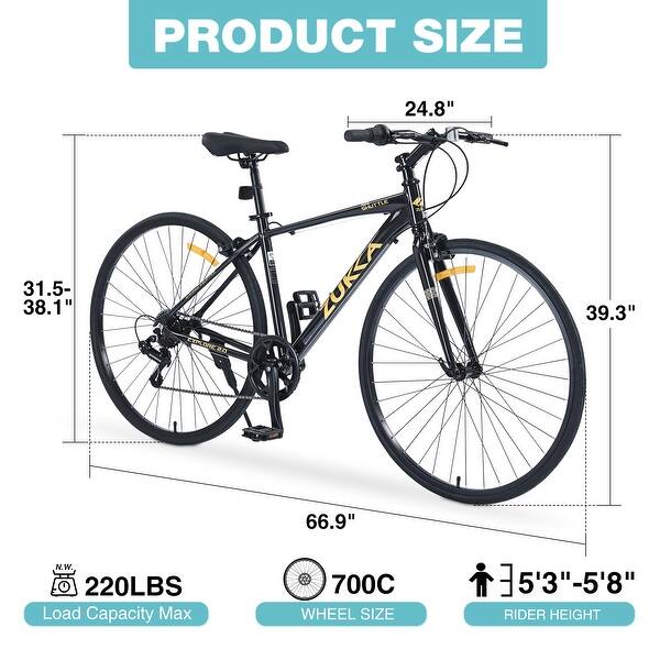 Tommaso La Foma Aluminum & Cabon Mens Hybid Bike Women