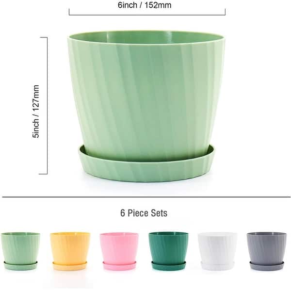 turquoise planter pot Low Lipped Scale Planter main image 1