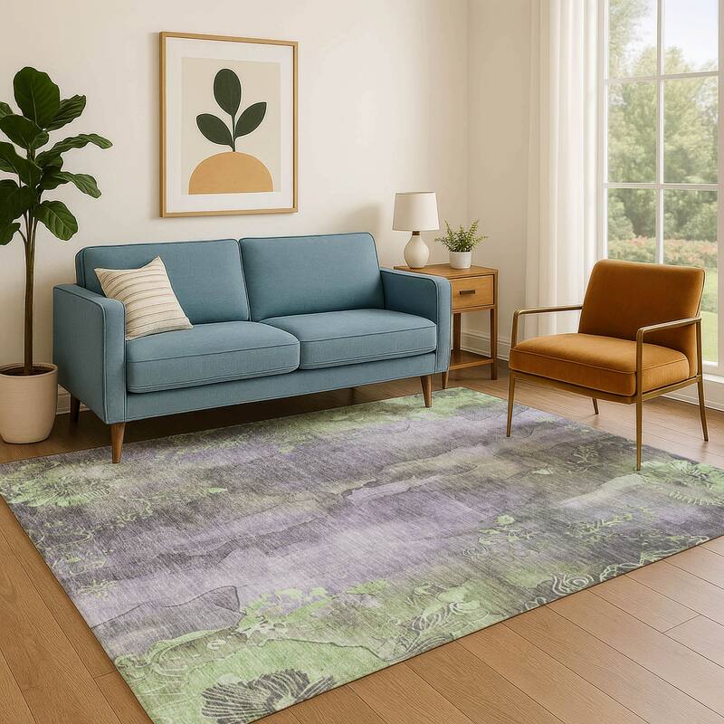 Premium Washable Super Soft Abstract Chic Mayfield Rug