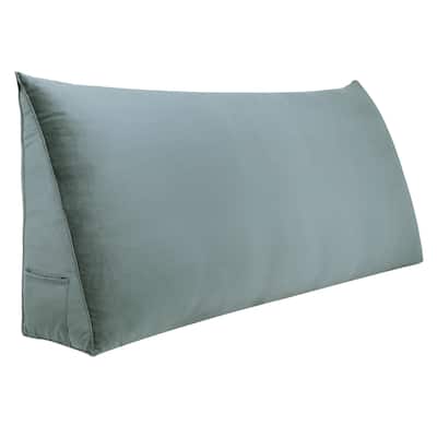 Bed Rest Reading TV Watching Wedge Pillow Bolster Daybed Headboard Cushion