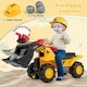 preview thumbnail 8 of 8, Costway Kids Ride on Excavator with Realistic Sound Effects Big Bucket