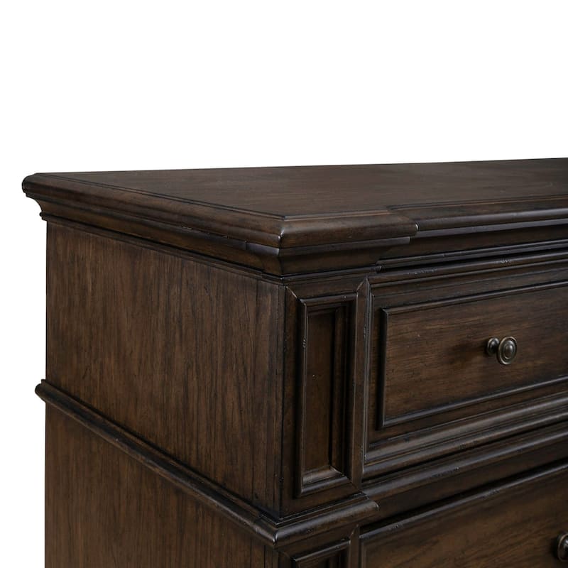 Liberty Furniture Provence Park Shelter Bed, Dresser & Mirror, Chest, Night Stand - King or Queen