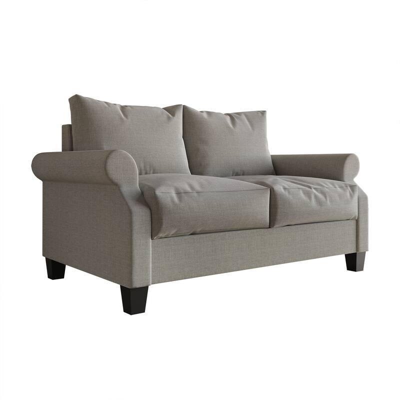 CraftPorch Classic Linen Upholstered 3-Piece Living Room Set