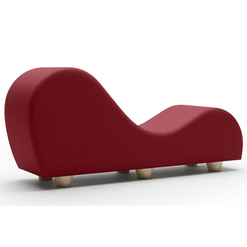 Avana Yoga Chaise Lounge w/ Maple Wood Feet