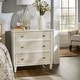 preview thumbnail 2 of 8, Thea White Finish Beige Linen Drawer Face Dresser by iNSPIRE Q Classic