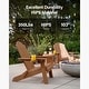 preview thumbnail 24 of 58, WINSOON All Weather HIPS Outdoor Folding Adirondack Chairs Set of 8