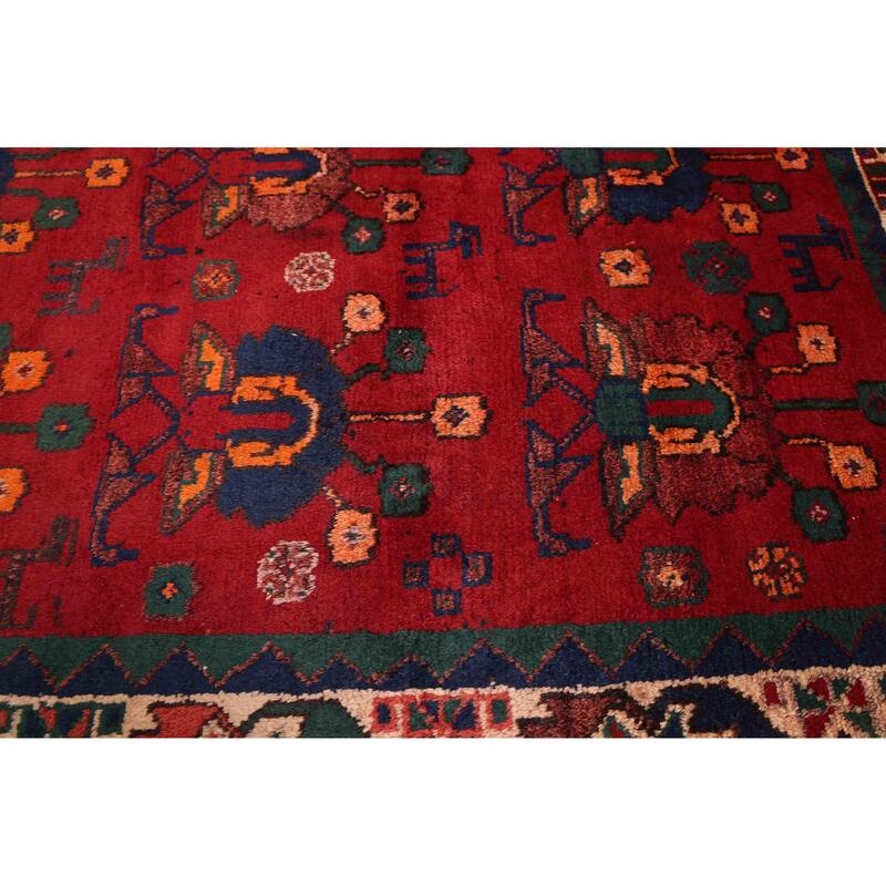 ECARPETGALLERY Hand-knotted Konya Anatolian Red Wool Rug - 4'9 x 8'0