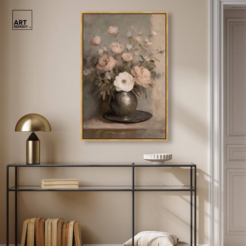 Porcelain Pink Canvas by Art Remedy