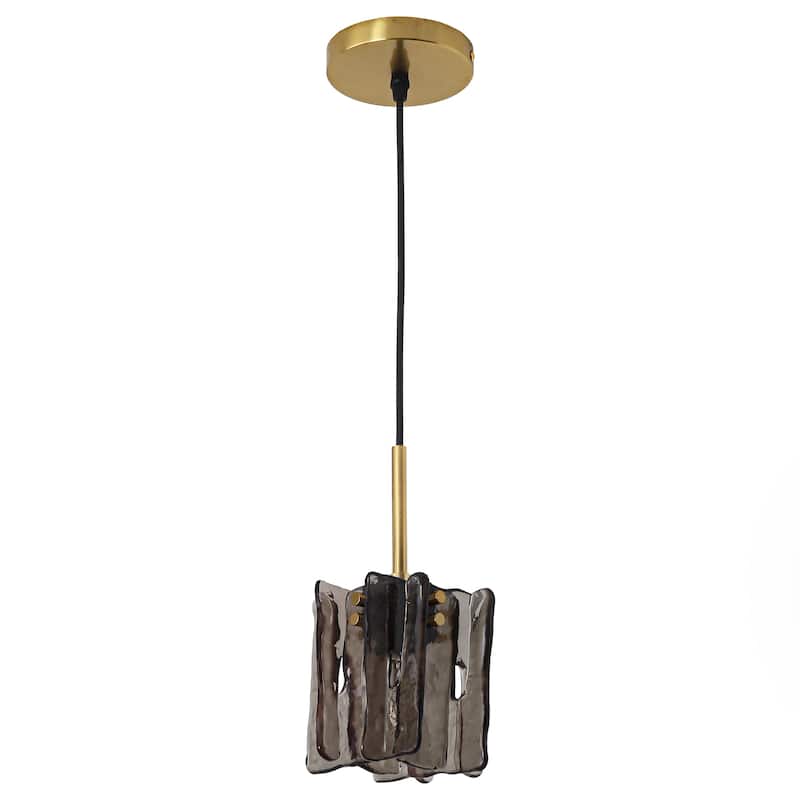 Modern 1-Light Pendant Lights Glass Island Light