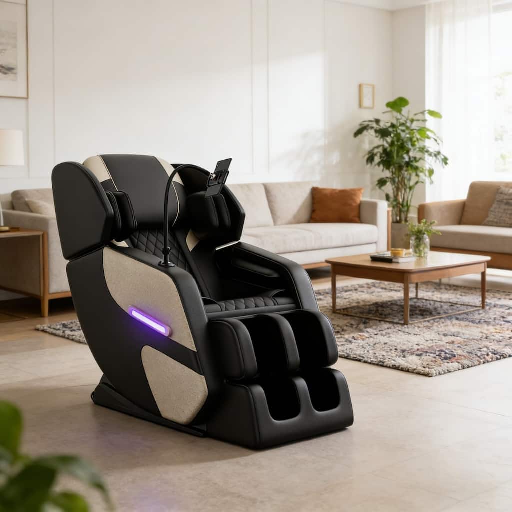 GDFStudio - Enid Massage Chair Recliner with Zero Gravity & Full Body Air Pressure