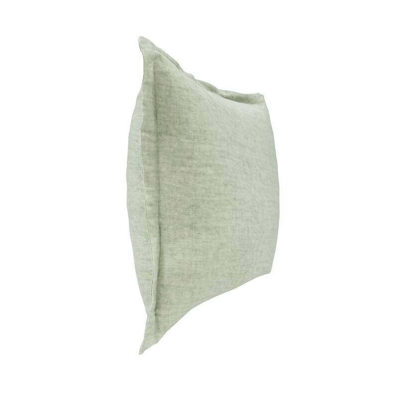 Amy Linen 22-inch Square Throw Pillow, by Kosas Home