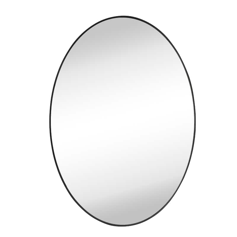 TEHOME Javell Oval Metal Wall Mirror