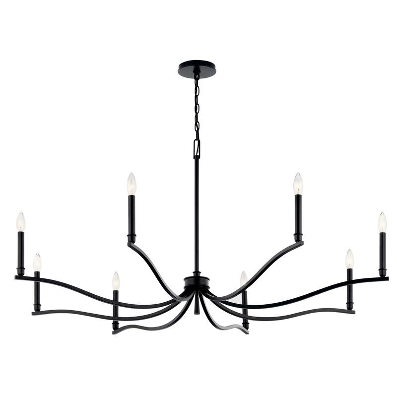 Kichler Lighting Malene Candle Chandelier - 52 - Black