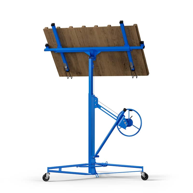 16ft Lift Drywall Panel Hoist Jack for Ceiling - Blue