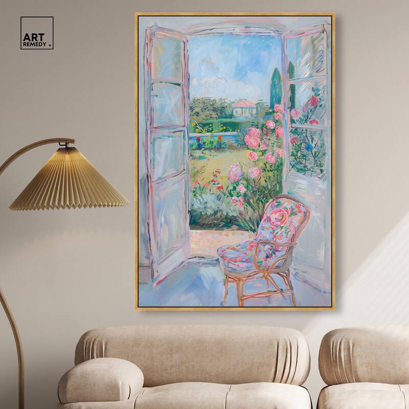 Whispers of Giverny Canvas by Art Remedy
