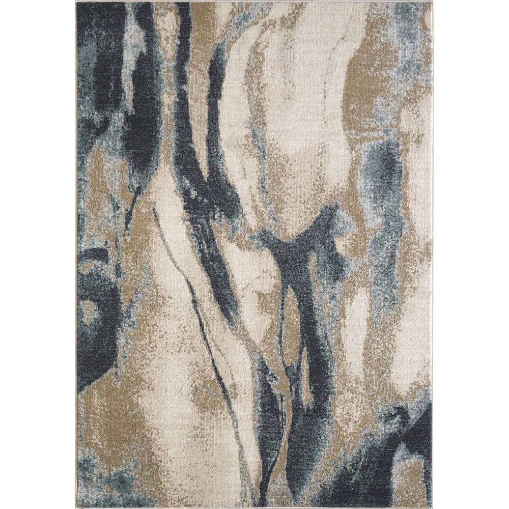 Domani Basics Abstract Marble Rug
