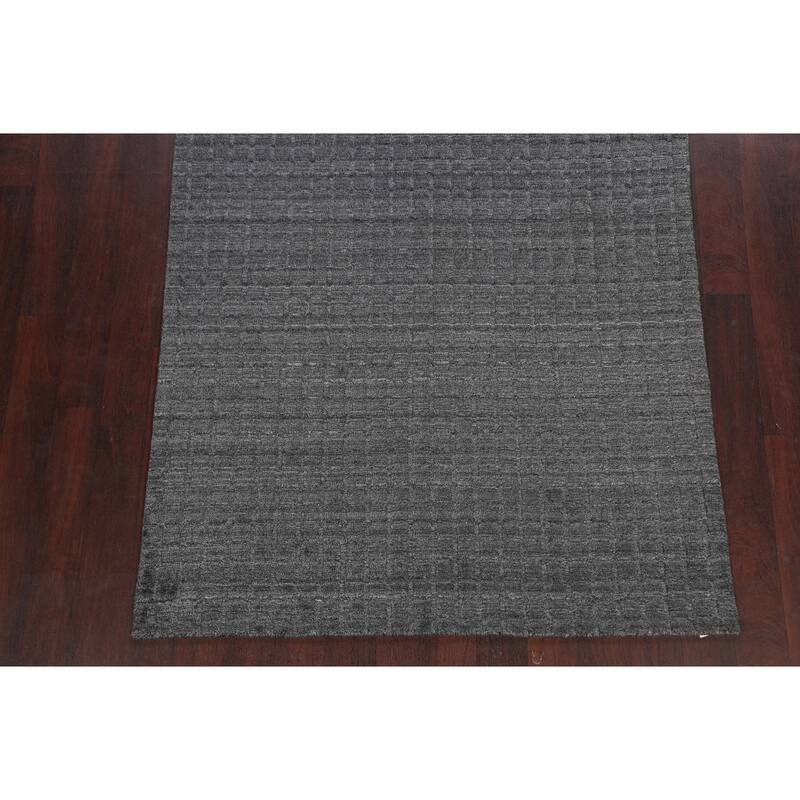 Stunning Geometric Modern Moroccan Oriental Area Rug Wool Handmade - 4'10" x 7'8"