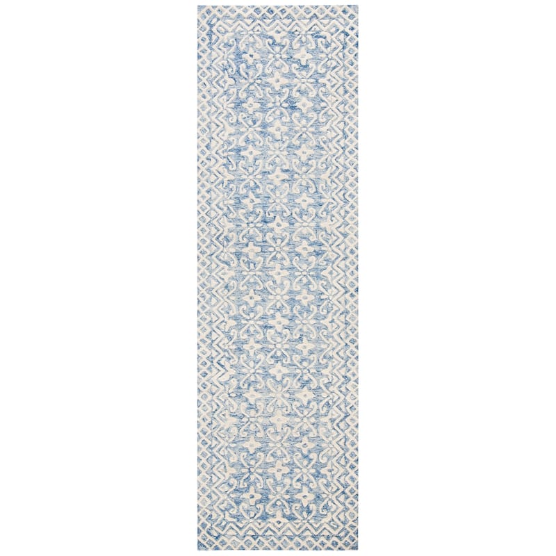 SAFAVIEH Handmade Blossom Manuela Modern Floral Wool Rug