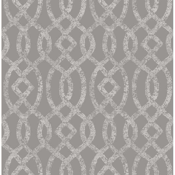 Arabella Ethereal Grey Trellis Wallpaper Overstock Arabella Ethereal Grey Trellis Wallpaper Overstock