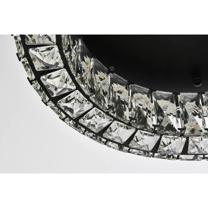 Indigo Home 18 inch LED Single flush mount in black