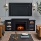 preview thumbnail 21 of 34, Tracey 84" TV Stand Electric Fireplace by Real Flame