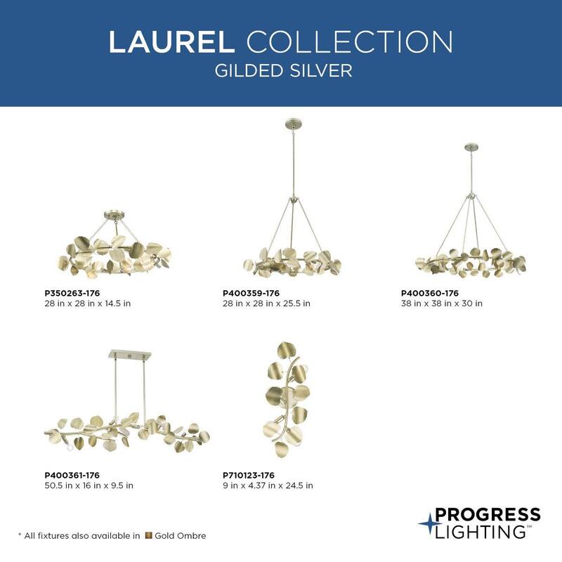 Progress Lighting P400361 Laurel 7 Light 51" Wide Linear Pendant