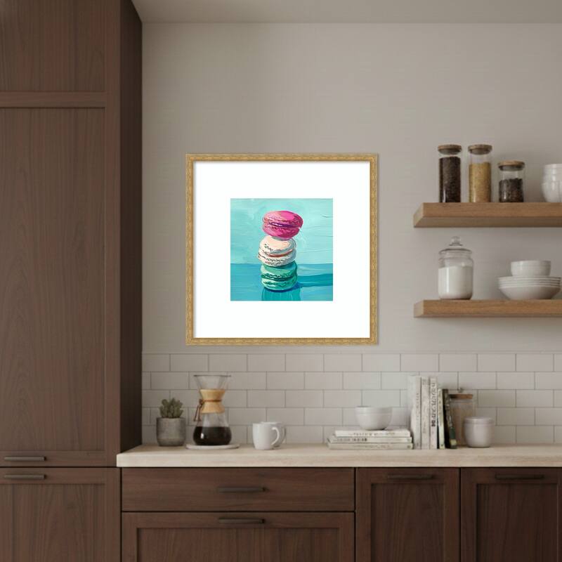 Macarons by Pauline Wegman Wood Framed Wall Art Print