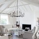 preview thumbnail 9 of 12, KAWOTI 9-Light Dimmable Modern Contemporary Chandelier Pendant Light - W32.5"*H67.75"