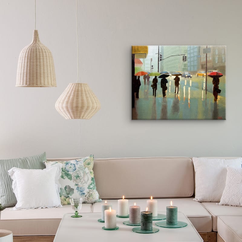 New York Reality by Tate Hamilton Canvas Art Print