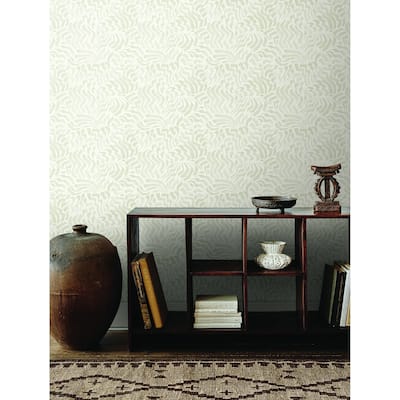 Topeka Zora Wave 27 In W X 27 Ft L Wallpaper