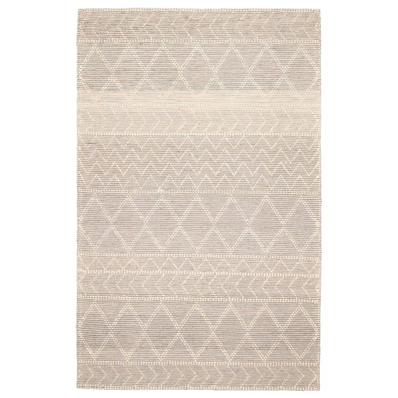 ECARPETGALLERY Braid weave Sienna Cream Wool Rug - 5'0 x 7'10 - Cream - 5'0 x 7'10