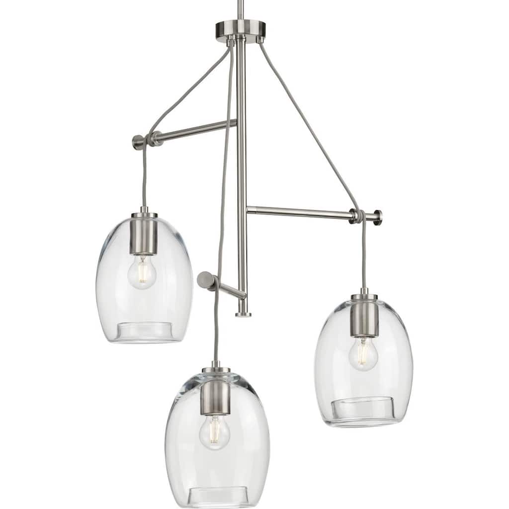 Progress Lighting Caisson 3 Light 30" Wide Multi Light Pendant
