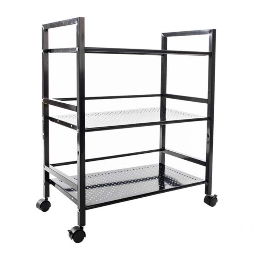 Widen 3 Tiers Multi-functional Storage Cart - Black