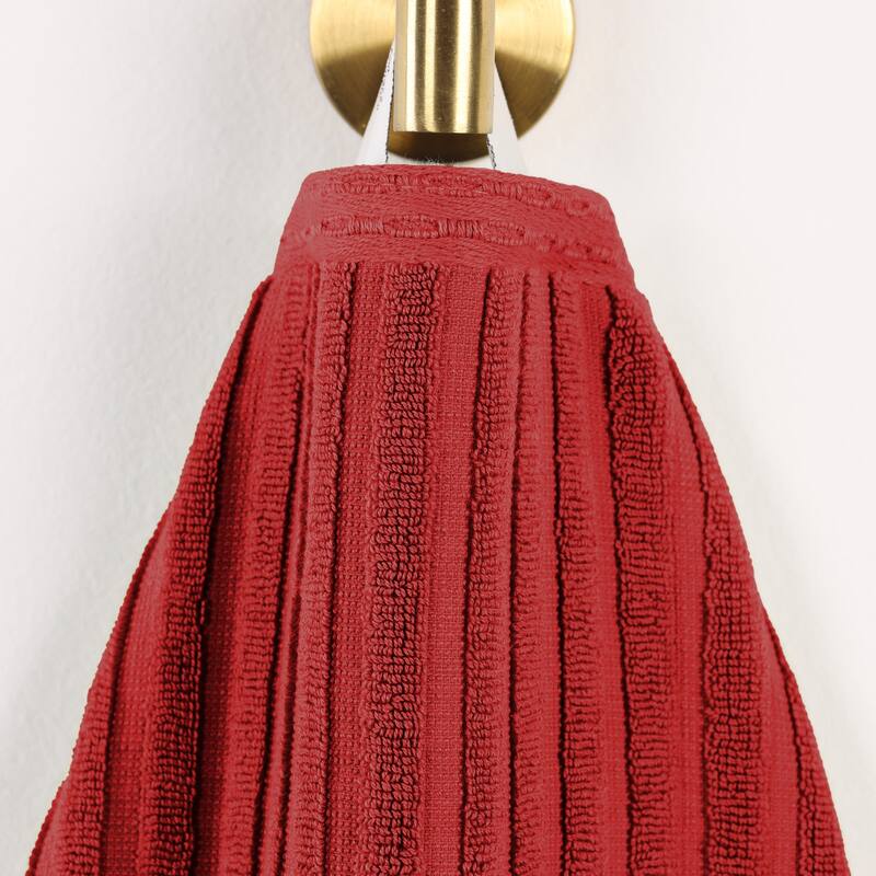 Superior Soho Ribbed Cotton Hand Towel Set of 4