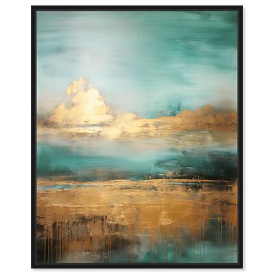 Cloudscape in Gold II Canvas by Art Remedy