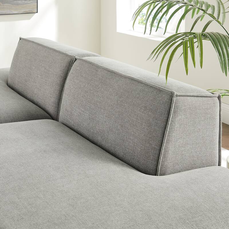 Restore 2-Piece Performance Fabric Upholstered Modular Loveseat