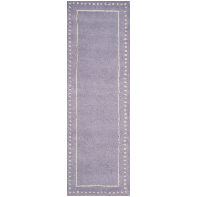SAFAVIEH Handmade Bella Alverta Dotted Border Wool Rug