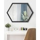 preview thumbnail 8 of 35, Kate and Laurel Calter Hexagon Framed Wall Mirror