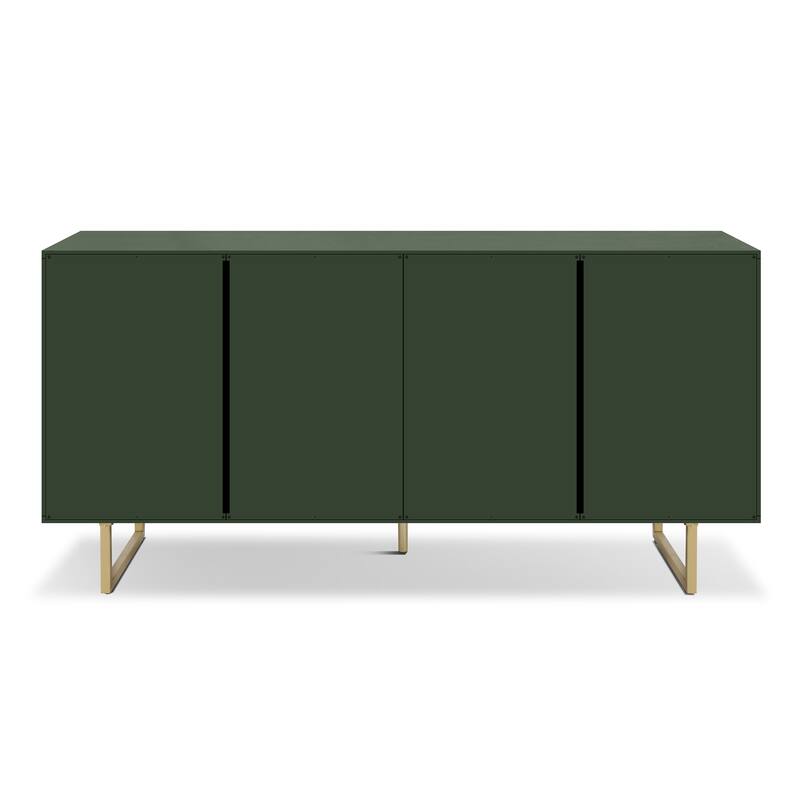 Christopher Knight Home - Oliver 60" Sideboard with Textured Doors and Adjustable Shelves